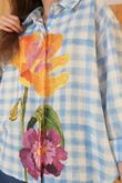 Zeta Otto Lily on Gingham Shirt /50 *pre order due approx 5 days